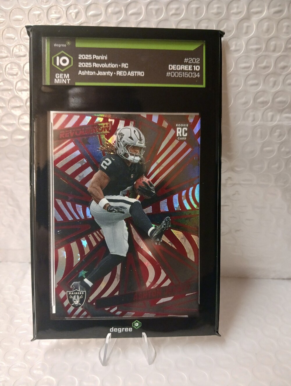 2025 Revolution Ashton Jeanty Red Astro Swirl (Rc) Gem 10